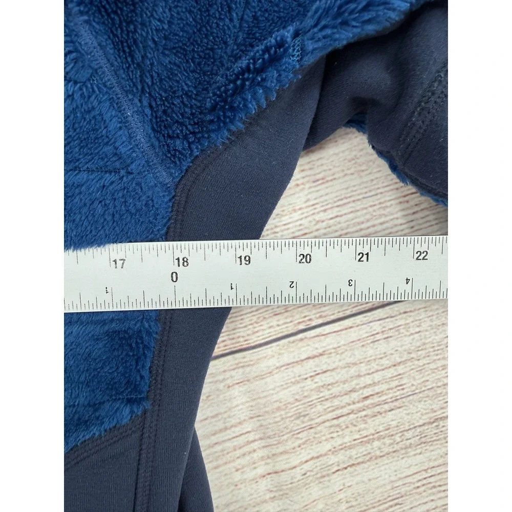The North Face Summit Series Fleece Jacket Mens Medium Blue Full Zip Hybrid